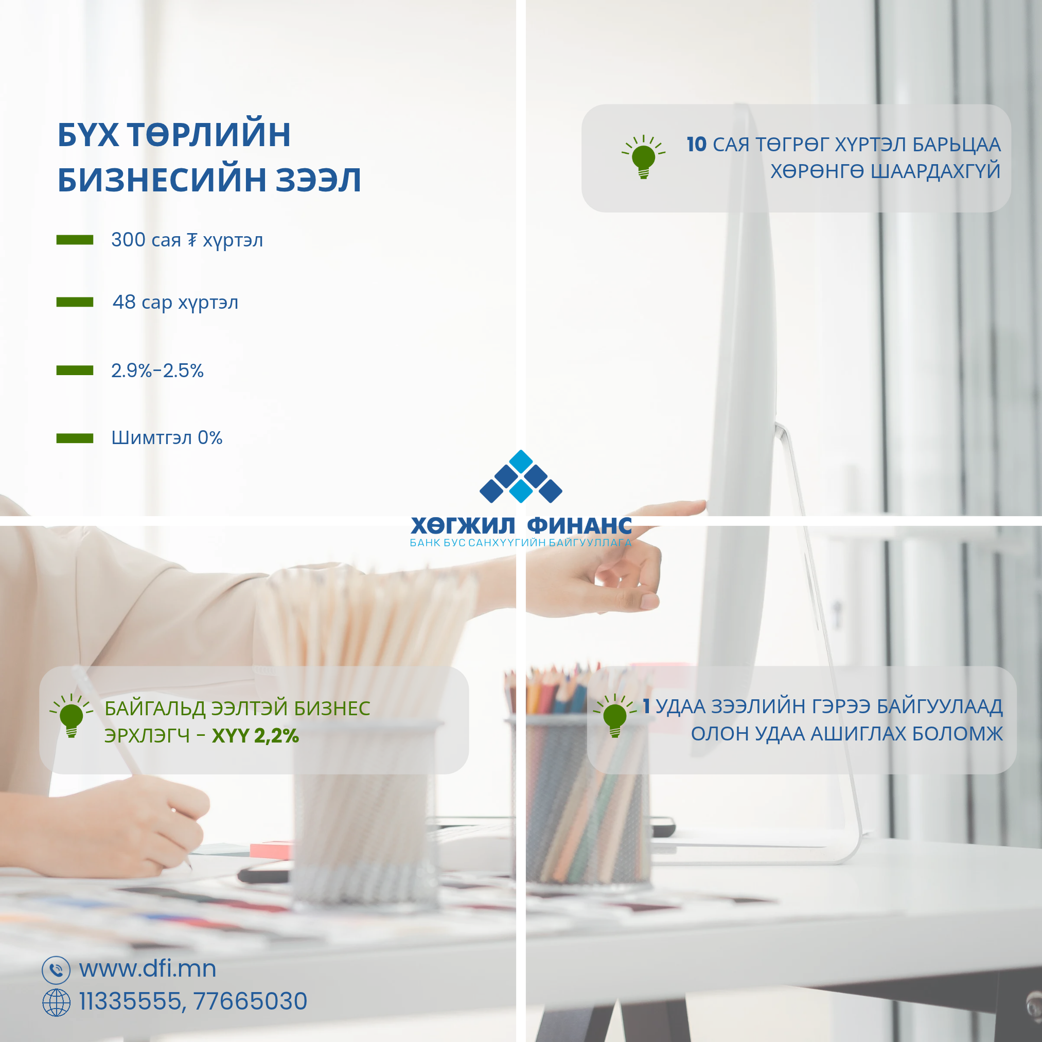 БИЗНЕСИЙН ЗЭЭЛИЙН НӨХЦӨЛ САЙЖИРЛАА